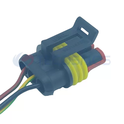 Wire Harness Plug of Automobile Waterproof Connector 3 Pin Female 202087-1 - image 4